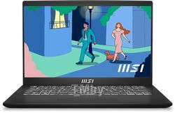 Ноутбук MSI MS-14J1 Modern 14 C12MO-822XBY 14" FHD IPS 60Hz / i5-1235U / 16GB / SSD512GB / Intel Iris Xe / White Backlit / DOS / Classic Black