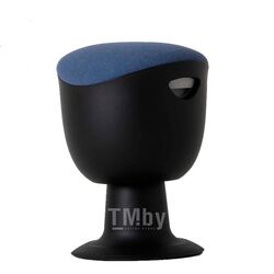 Стул для активного сидения Tulip, пластик черный, ткань синяя Chair Meister