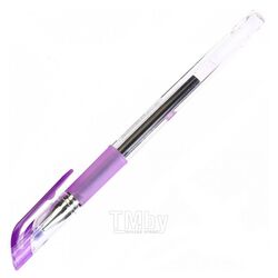 Ручка гелевая "Jell-Zone Standard" 0,5 мм, пласт., прозр., стерж. фиолетовый Dong-A TT5039