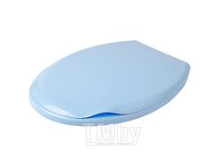 Сиденье для унитаза, светло-голубой, BEROSSI (Изделие из пластмассы. Размер 451 х 370 х 35 мм)
