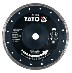 Круг алмазный для плитки 230x22.2x2.0мм Yato YT-59975