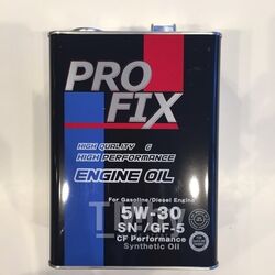 Масло моторное синтетическое 4л - Engine Oil 5W30 SN/GF-5 (уп.-6 шт.) PROFIX SN5W30C