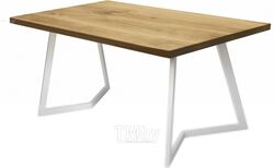 Обеденный стол Buro7 Уиллис Классика 180x80x74 (дуб натуральный/белый)