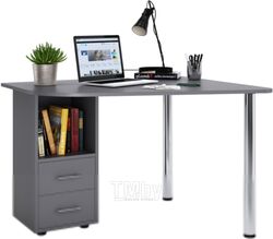 Письменный стол Domus Ким-1 левый / 11-501L-01-02 (серый)