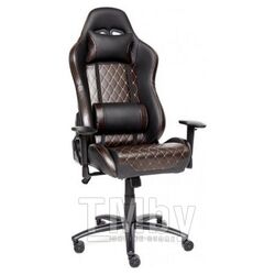 Кресло iCHESS кож/зам черный/коричневый