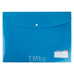 Папка-конверт на кнопке А3 200мкм синяя Darvish DV-13171-RD(blue)