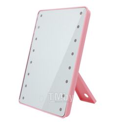 Зеркало настольное прямоугольное (215*165*55мм, цвет розовый) FORCEKRAFT FK-DEC2081