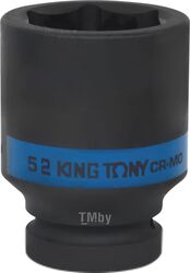 Головка торцевая ударная глубокая шестигранная 1", 52 мм KING TONY 843552M