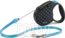 Поводок-рулетка Flexi Color Dots FLX442 (M, голубой)