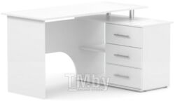 Письменный стол Сокол-Мебель КСТ-09 (правый, белый)