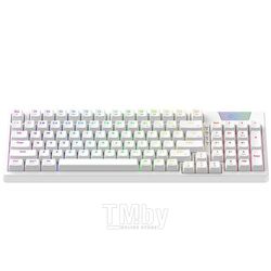 Клавиатура Havit KB885L-RU Белый (RGB-подсветка, для ПК, механическая, интерфейс: USB, жизнь клавиш: 50млн раз, длина кабеля: 1.8м)