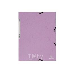 Папка на резинках 15 мм. "Aquarel" карт., фиолетовый Exacompta 55535E