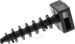 Дюбель для хомута-стяжки 6.0х35 мм черный (50 шт в пласт. конт.) STARFIX (SMP2-41507-50)