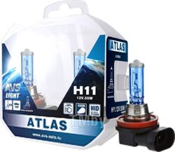 Комплект автомобильных ламп AVS Atlas Plastic A78906S (2шт)