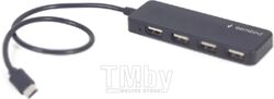 Хаб USB Type-C to 4xUSB2.0 Gembird UHB-CM-U2P4-01