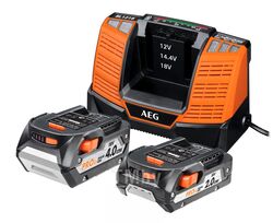Аккумулятор AEG SET LL18X02BL2 (2) с зарядным устройством (в сумке)