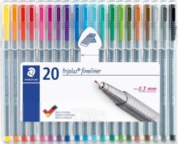 Набор лайнеров Staedtler Триплюс 334 SB20 (20шт)