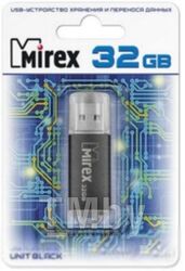 Usb flash накопитель Mirex Unit Black 32GB / 13600-FMUUND32