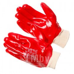 Перчатки МБС, интерлок с покрытием ПВХ красного цвета (размер 10 (XL)) GWARD Ruby100 PVC002