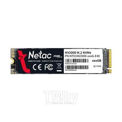 Внутренний SSD M.2 PCIe 3 x4 - 250GB 2280 Netac NV2000 NVMe