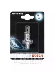 Лампа галогенная блистер 1шт H1 12V 55W P14.5s Xenon Blue (бело-голубой световой поток) BOSCH 1987301011