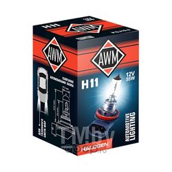 Лампа галогенна AWM H11 12V 55W (PGJ19-2)
