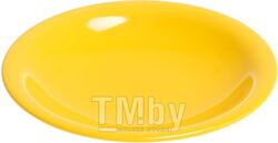 Тарелка глубокая керамическая, 221 мм, круглая, серия Самсун, желтая, PERFECTO LINEA