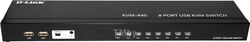 KVM переключатель D-Link KVM-440/C2A (8 ports, VGA, 4 x USB)