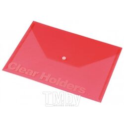 Папка конверт на кнопке А4 "С330" розовый Panta Plast 0410-0016-13