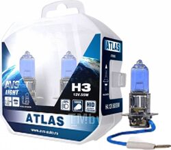 Комплект автомобильных ламп AVS Atlas Plastic A78907S (2шт)