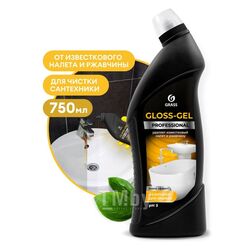 Средство чистящее для сантехники и кафеля "GLOSS Gel Professional" 750 мл GRASS 125568