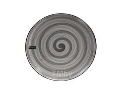 Тарелка мелкая керамическая "графитовый бриз" 27 см Elrington 139-27074