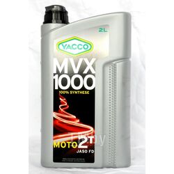 Масло моторное синтетическое 2 л - API TC , ISO-L-EGD JASO FD YACCO MVX 1000 2T/2
