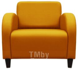 Кресло мягкое Brioli Карл (L17/желтый)