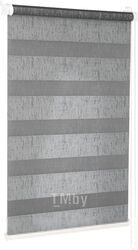 Рулонная штора Delfa Сантайм День Ночь Лагос СРШ-01МК 4486 (34x160, серый)