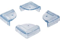 Прозрачные треугольные накладки-протекторы для мебели (4.3*4.3*2.1 см). 4 шт. Halsa HLS-S-101