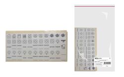 Комплект пиктограмм для маркировки щитков "Базовый" TDM SQ0817-0079