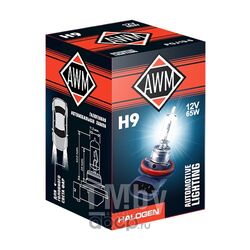 Лампа галогенна AWM H9 12V 65W (PGJ19-5)