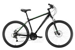 Велосипед STARK Tank 27.1 D 2022 (16, черный/зеленый)