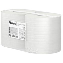 Полотенца бумажные в рулонах с центральной вытяжкой, 300м, 1 слой, 100% целлюлоза Veiro P31-300