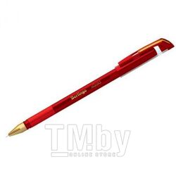 Ручка шариковая "xGold", 0,7мм, красная, красные чернила, грип Berlingo CBp_07502