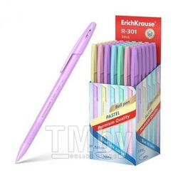 Ручка шариковая "R-301 Pastel Stick" 0.7 синяя Erich Krause 55387