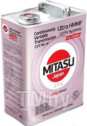 Трансмиссионное масло синтетическое MITASU 4L MULTI MATIC FLUID 100% Synthetic, для системы CVT HONDA MJ3174
