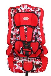 Автокресло детское (9-36кг) Red Mix, 5-точечных ремней безопасности, 3 положения ремней безопасности по росту ребенка. Трансформируется в бустер AUTOLUXE AUSQ308-RM
