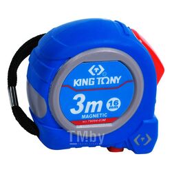 Рулетка измерительная KING TONY 3 м, магнитный крюк 79094-03M