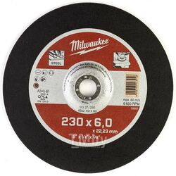 Шлифовальный диск по металлу MILWAUKEE SG 27/230х6 1шт (заказ кратно 10шт) 4932451483