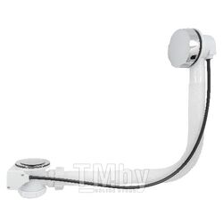 Сифон для ванны с переливом полуавтомат Aquant Standart NV301-30-MR