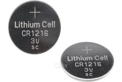 Литиевые батарейки CR1216 5 шт. 3 V 25 mAh блистер REXANT