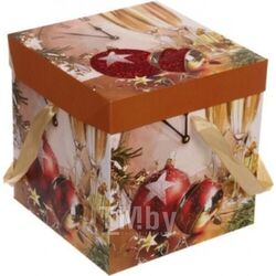 Коробка подарочная Серпантин Бой курантов 22x22x22 см 214-039