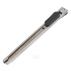 Нож с выдвижным сменным лезвием металл 9мм (ATAY002)